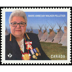 canada stamp 3340i marie anne day walker pelletier 2022