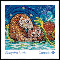 canada stamp 3379 enhydra lutris 2023