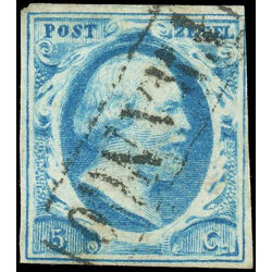 netherlands stamp 1a king william iii 5 1852