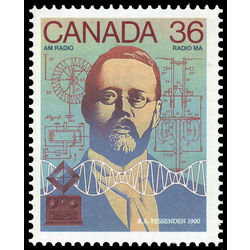 canada stamp 1135i r a fessenden am radio 1900 36 1987