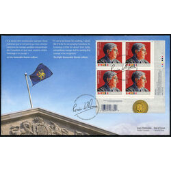 canada stamp 2370 leblanc s official portrait 57 2010 FDC LR