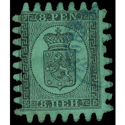 finland stamp 7 coat of arms 1867