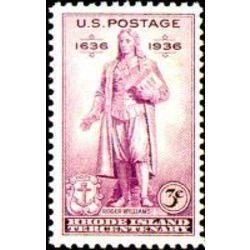 us stamp postage issues 777 statue of roger william 3 1936