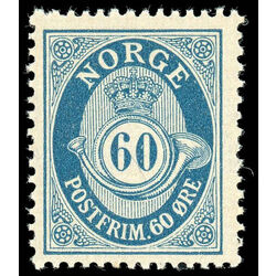 norway stamp 95 post horn 1910