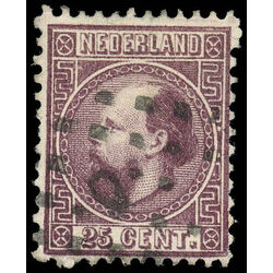 netherlands stamp 11 william iii 25 1867