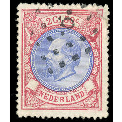 netherlands stamp 33 william iii 1872