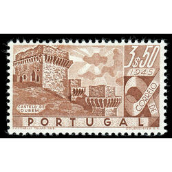 portugal stamp 669 almourol castle 1946