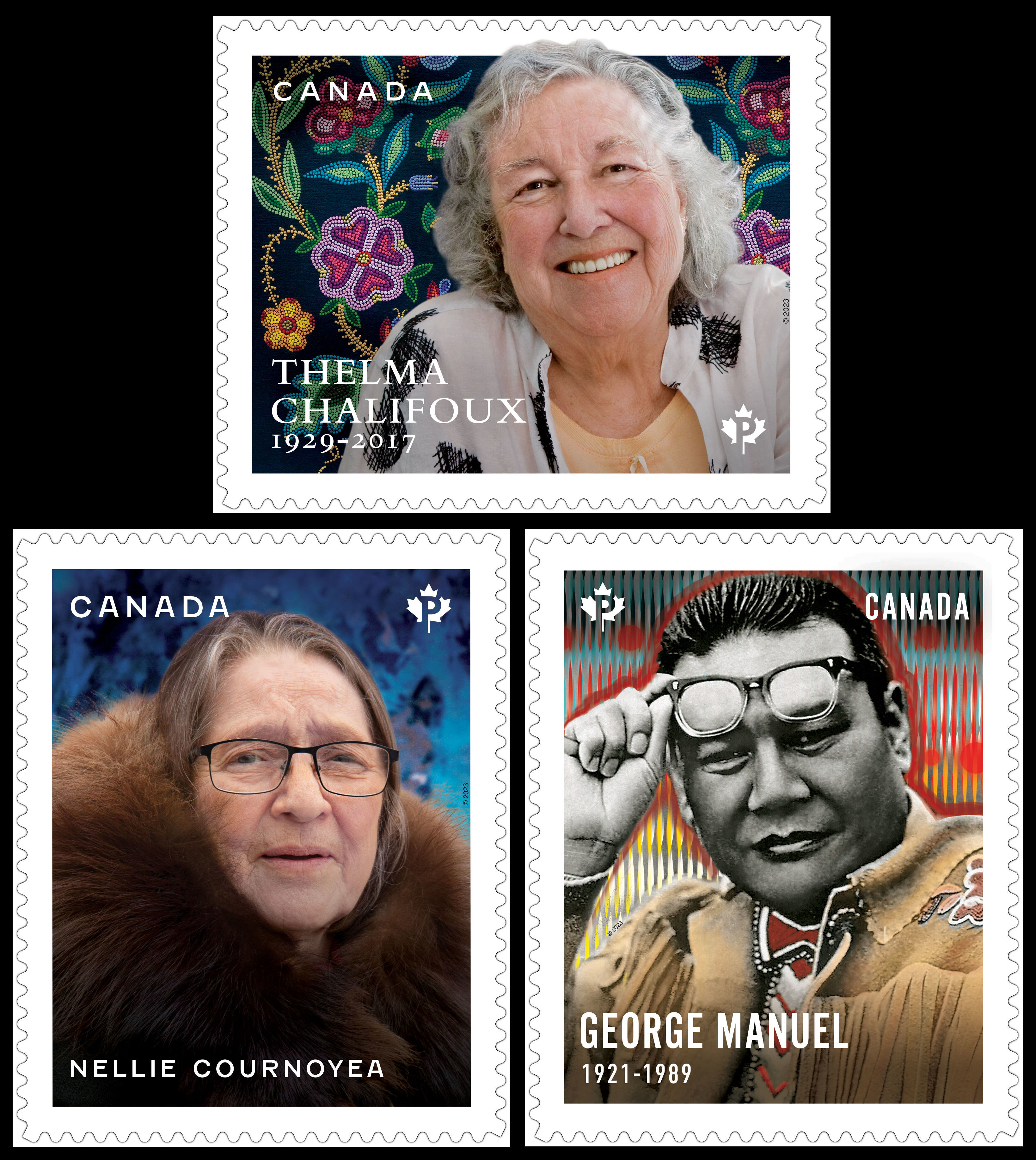 Buy Canada 33846 Indigenous Leaders (2023) 3 x P (92¢) Set of 3