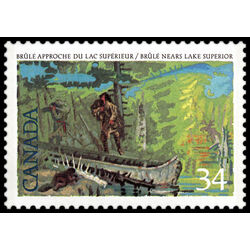 canada stamp 1126i brule nears lake superior 34 1987