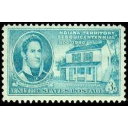 us stamp 996 indian territory 3 1950