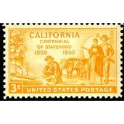 us stamp 997 california statehood centenary 3 1950