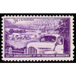 us stamp 1025 trucking industry 3 1953