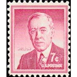 us stamp 1040 woodrow wilson 7 1954