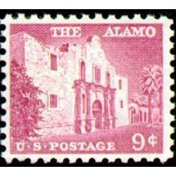 us stamp 1043 the alamo 9 1954