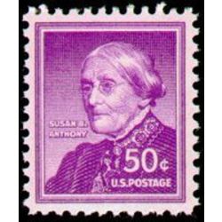 us stamp postage issues 1051 susan b anthony 50 1954