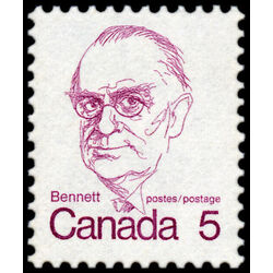 canada stamp 590t1 richard b bennett 5 1973