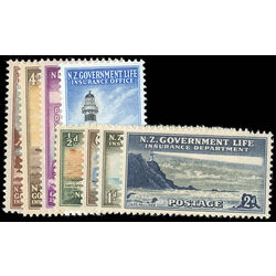 new zealand stamp oy29 36 lighthouses 1947