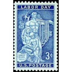 us stamp 1082 labor day 3 1956