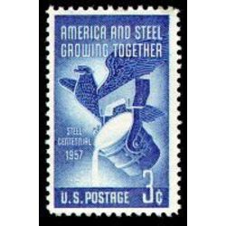 us stamp 1090 steel industry 3 1957