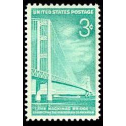 us stamp 1109 mackinac bridge 3 1958