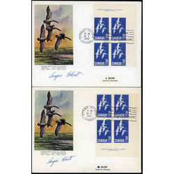 canada stamp 415 canada goose 15 1963 FDC 005