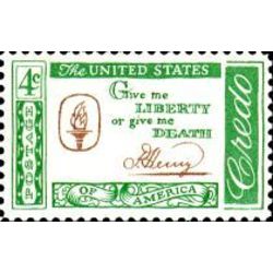 us stamp 1144 credo henry 4 1960