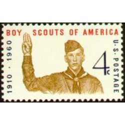 us stamp postage issues 1145 scouts 4 1960