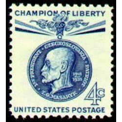 us stamp postage issues 1147 thomas masaryk 4 1960