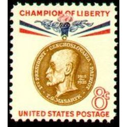 us stamp 1148 masaryk 8 1960