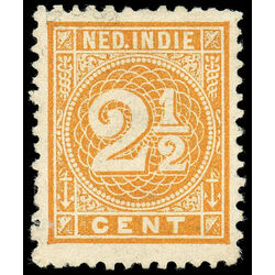 netherlands indies stamp 19b numeral of value 2 1883