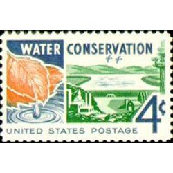 us stamp postage issues 1150 water cons 4 1960