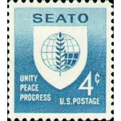 us stamp postage issues 1151 seato emblem 4 1960