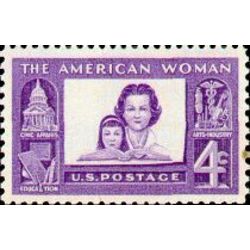 us stamp postage issues 1152 american woman 4 1960