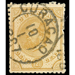 netherlands antilles stamp 8 king william iii 12 1886