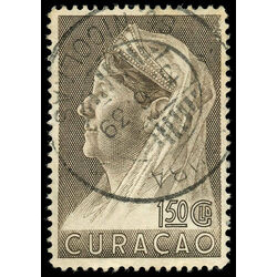 netherlands antilles stamp 142a queen wilhelmina 1936