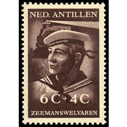 netherlands antilles stamp b16 sailor and lighthouse 1952