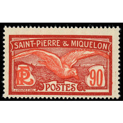 st pierre and miquelon stamp 103 fulmar petrel 1930