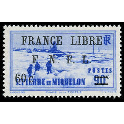 st pierre and miquelon stamp 251 tortue lighthouse 1942