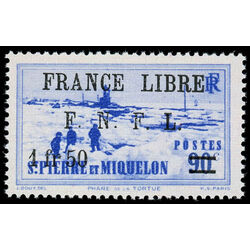 st pierre and miquelon stamp 252 tortue lighthouse 1942