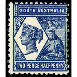 south australia stamp 135 queen victoria 1904