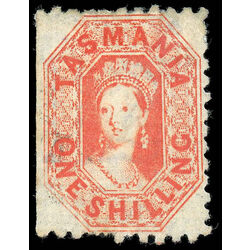 tasmania stamp 23b queen victoria 1864