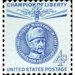 us stamp 1165 gustaf mannerheim 4 1960