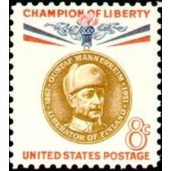 us stamp 1166 mannerheim 8 1960