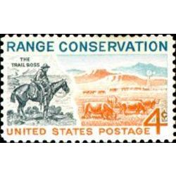 us stamp 1176 the range 4 1961