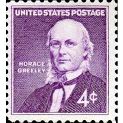 us stamp 1177 horace greeley 4 1961