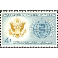 us stamp 1194 against malaria 4 1962