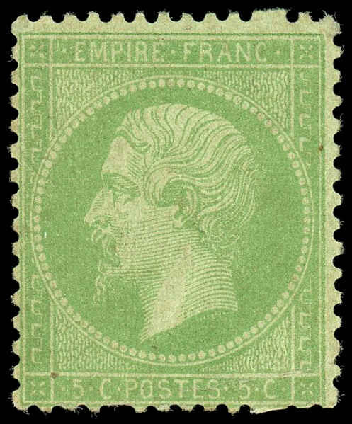 Buy France 23 Emperor Napoleon III 1862 5 Arpin Philately