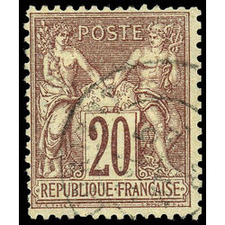 france stamp 70 peace and commerce 20 1876