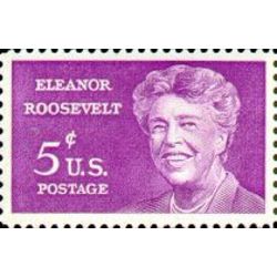 us stamp postage issues 1236 eleanor roosevelt 5 1963