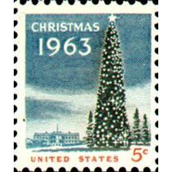 us stamp 1240 christmas tree 1963 5 1963